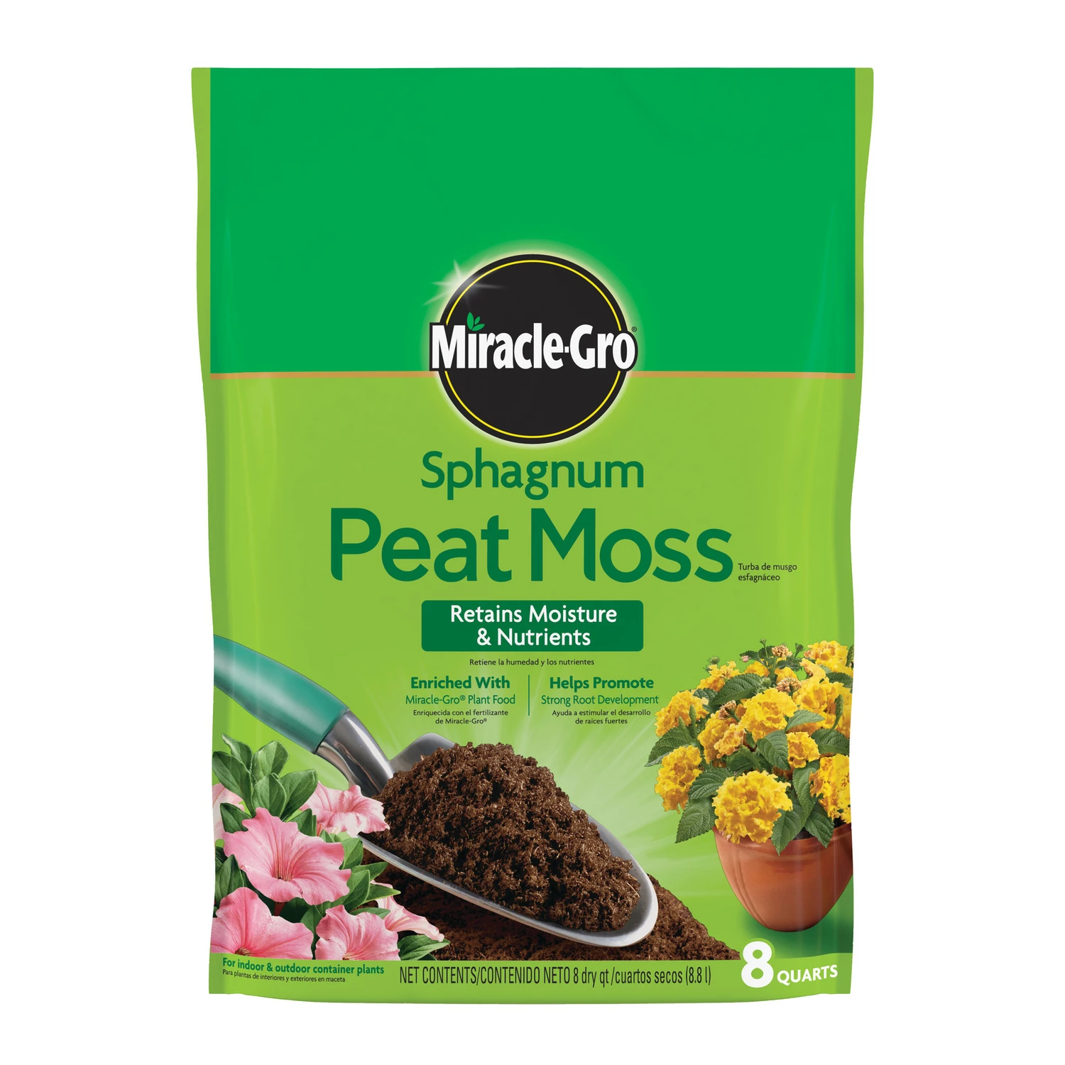 Sphagnum Peat Moss, 8 Quart Soil Conditioner For Strong Root Development
