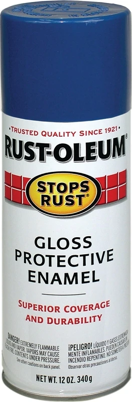 Stops Rust Royal Blue Gloss 12 Oz. Anti-rust Spray Paint