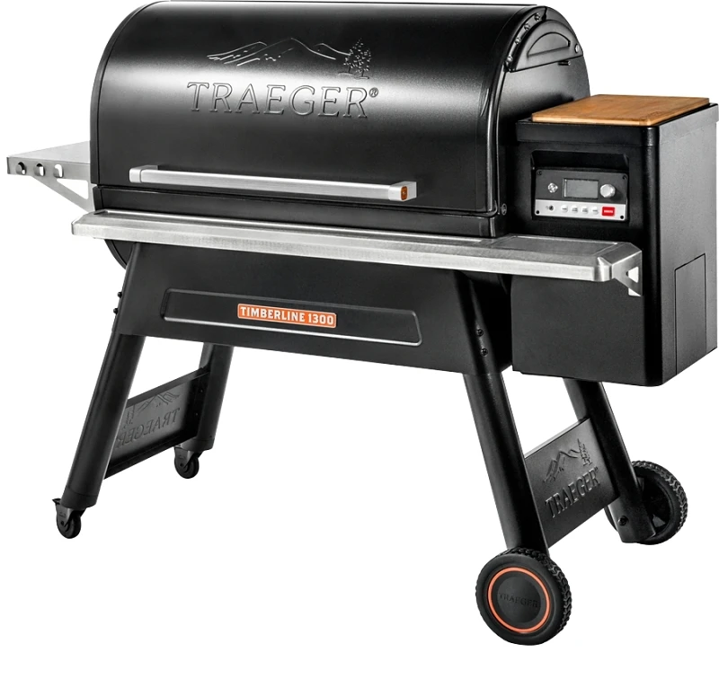 Timberline 1300 Black Wood Pellet Grill With Wifi Technology