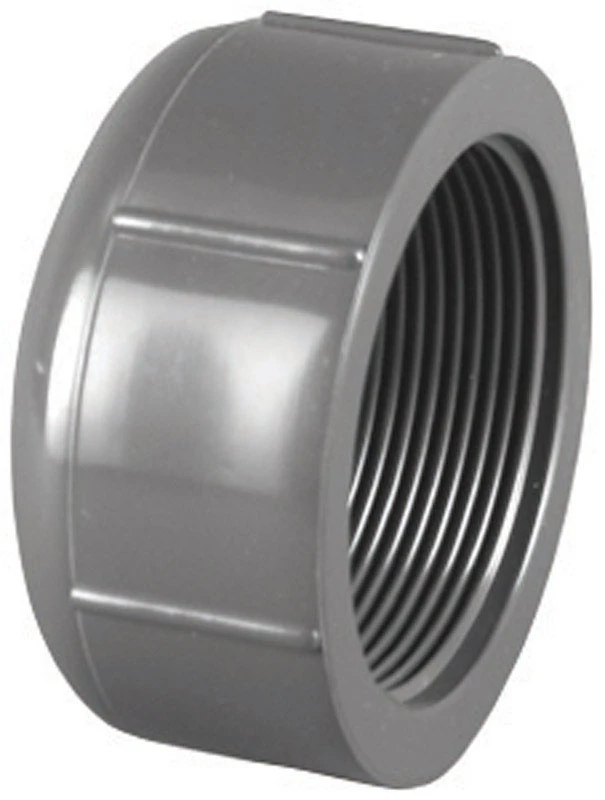 Schedule 80 PVC FPT Cap, 3/4 In.