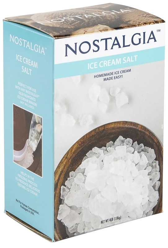 Old Fashioned Ice Cream Salt, 4 Lb Box For Electric Makers