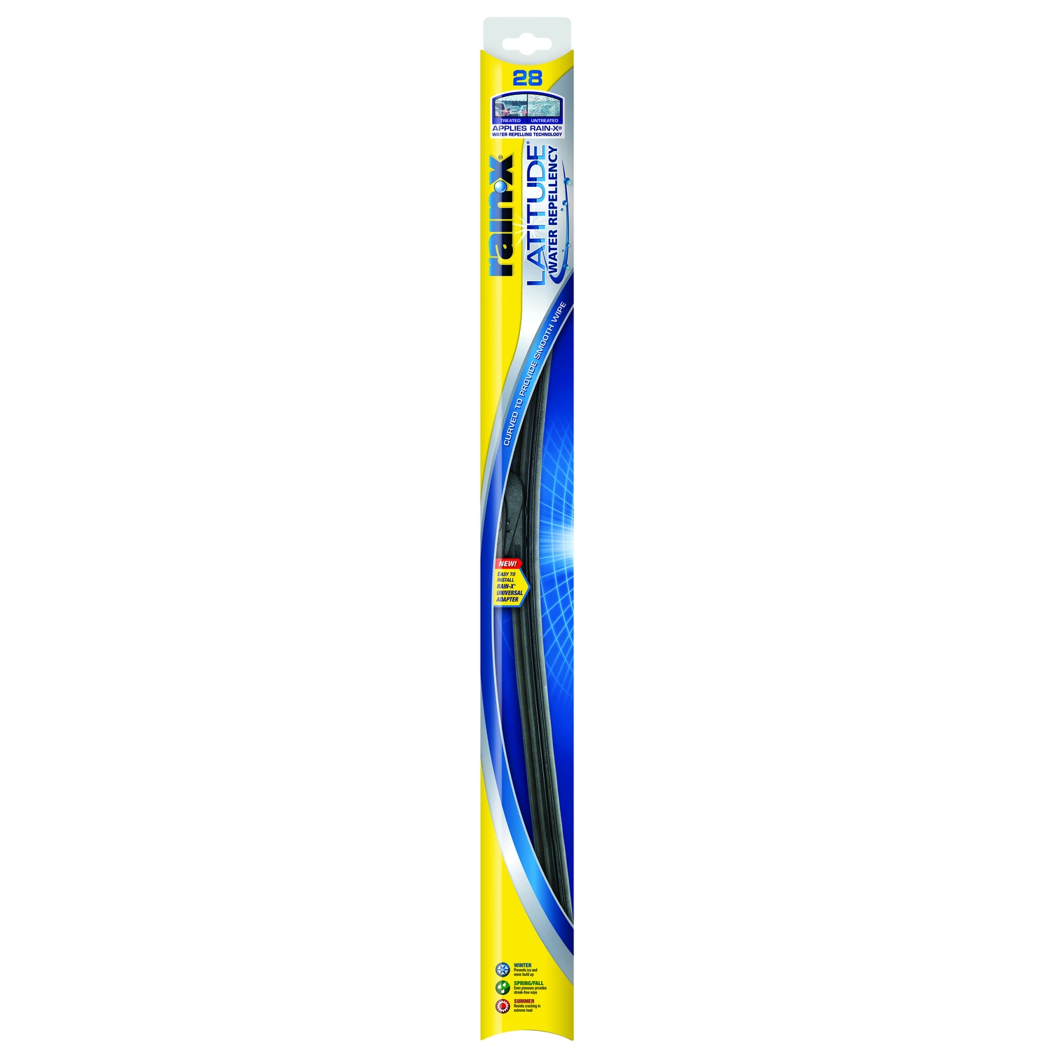 Latitude 28 In. All Season Windshield Wiper Blade With Water Repelling Technology
