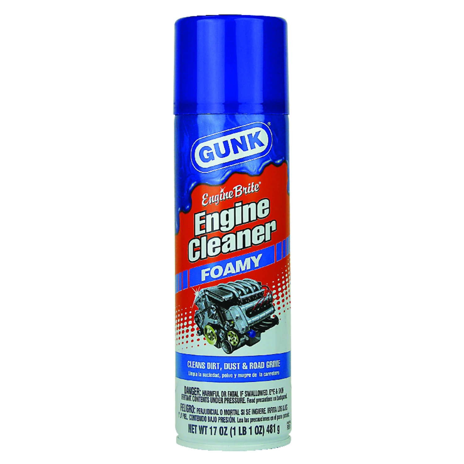 17 Oz. Foamy Engine Brite Cleaner Degreaser For Gasoline & Diesel Engines