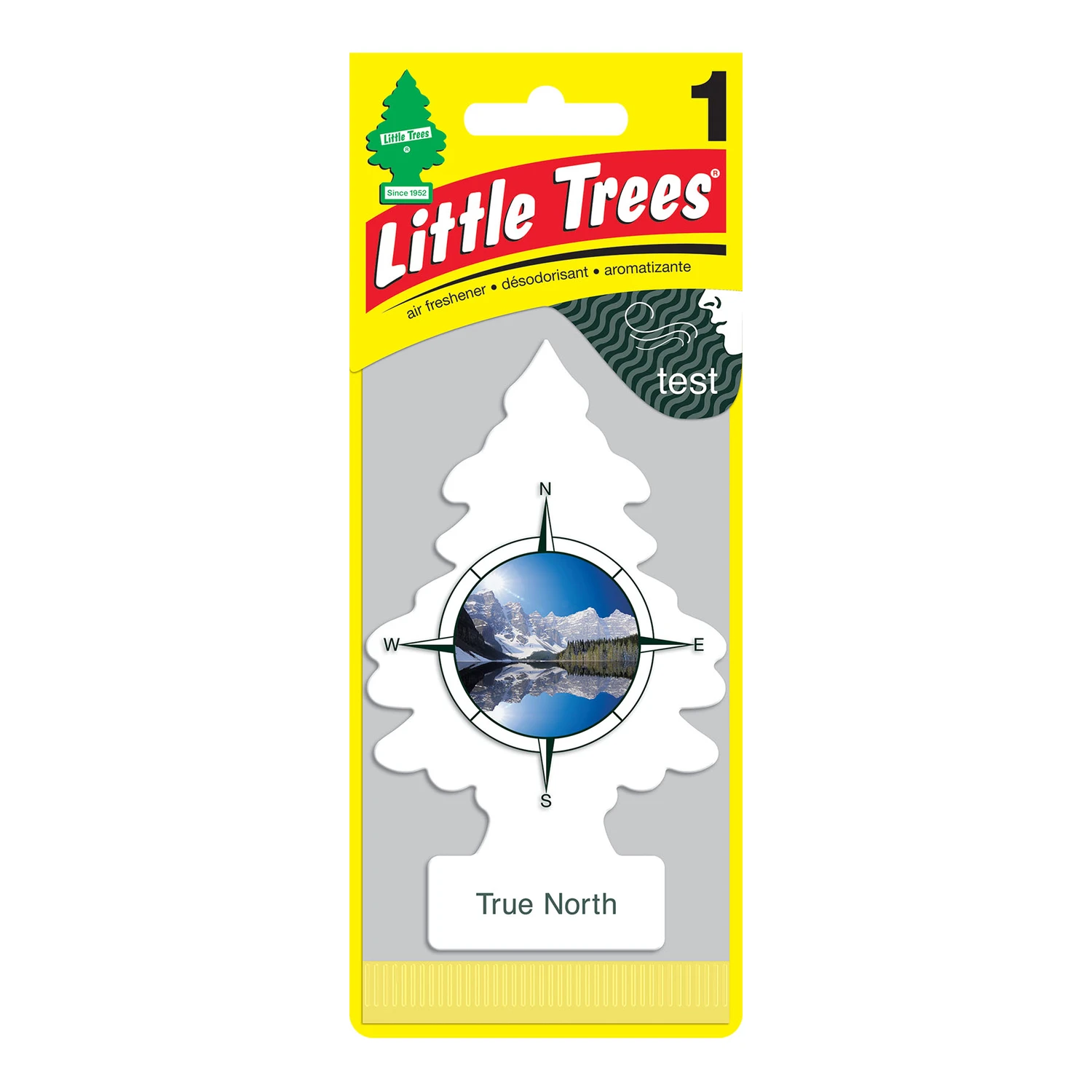 Car Air Freshener, True North Arctic & Pine Scent