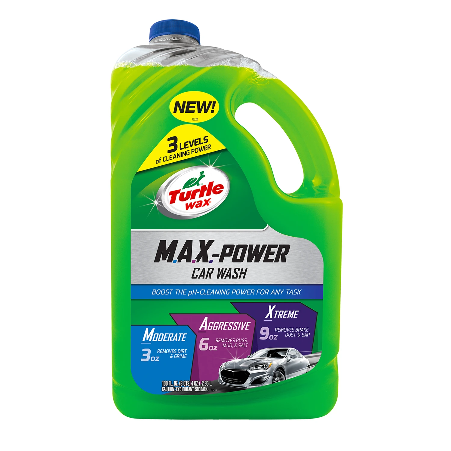 M.a.x.-power Car Wash 100 Oz. Liquid For Ultimate Cleaning