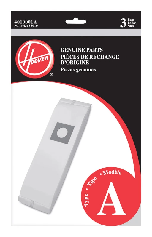 Hoover Vacuum Bag For Bag 3 pk