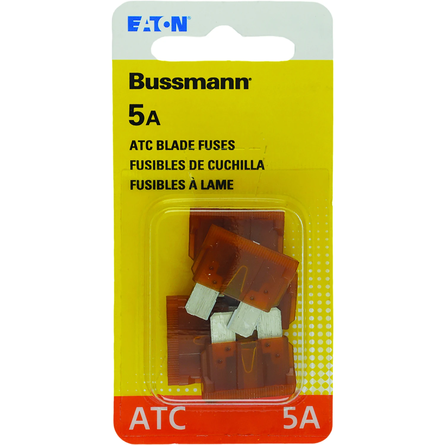Auto Blade Fuse, Tan, 5-Amp, 5-Pk.