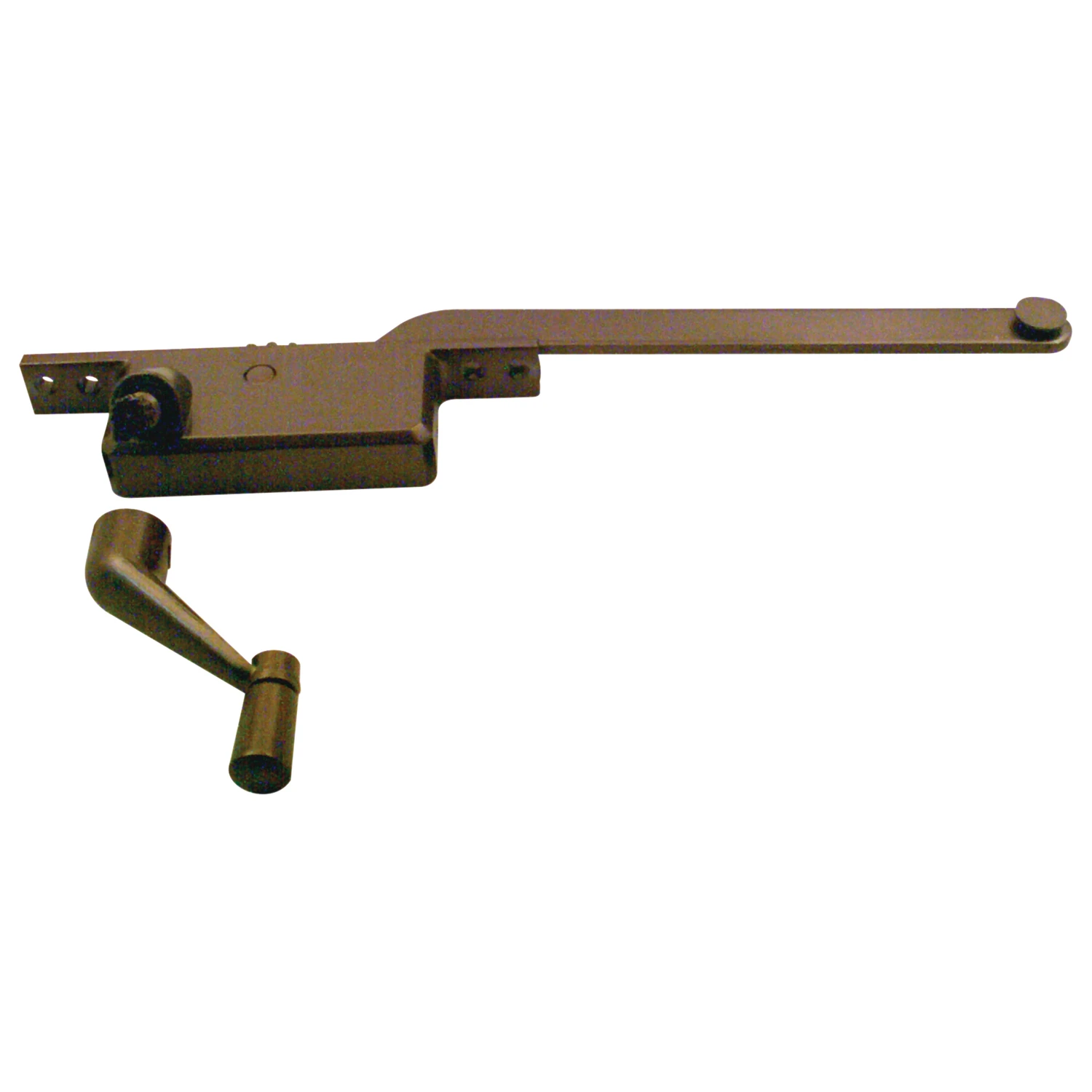 Left Handed Casement Window Operator with Square Body, 8 Inch Length