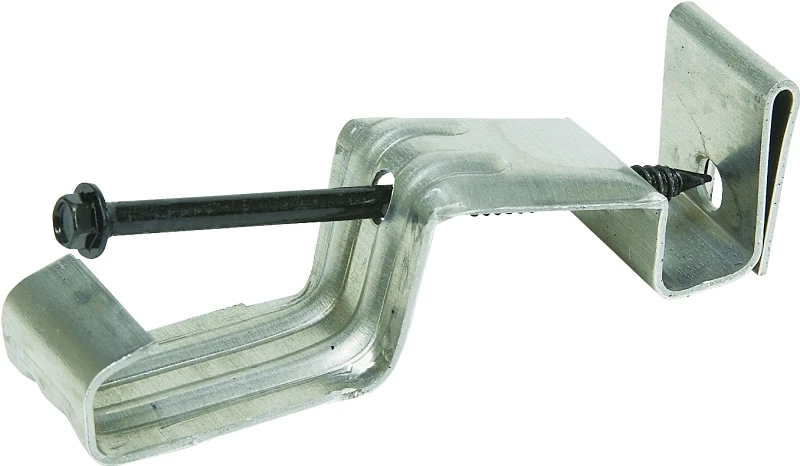 5 In. H X 5 In. W X 5 In. L Aluminum Gutter Hidden Hanger With Screw