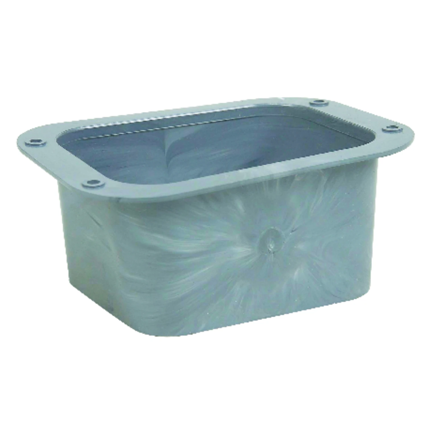 2 In. X 3 In. Gray Plastic K Style Downspout C-outlet Model 85051