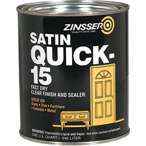 Company 7004 1 Quart Satin Quick 15 Finish & Sealer