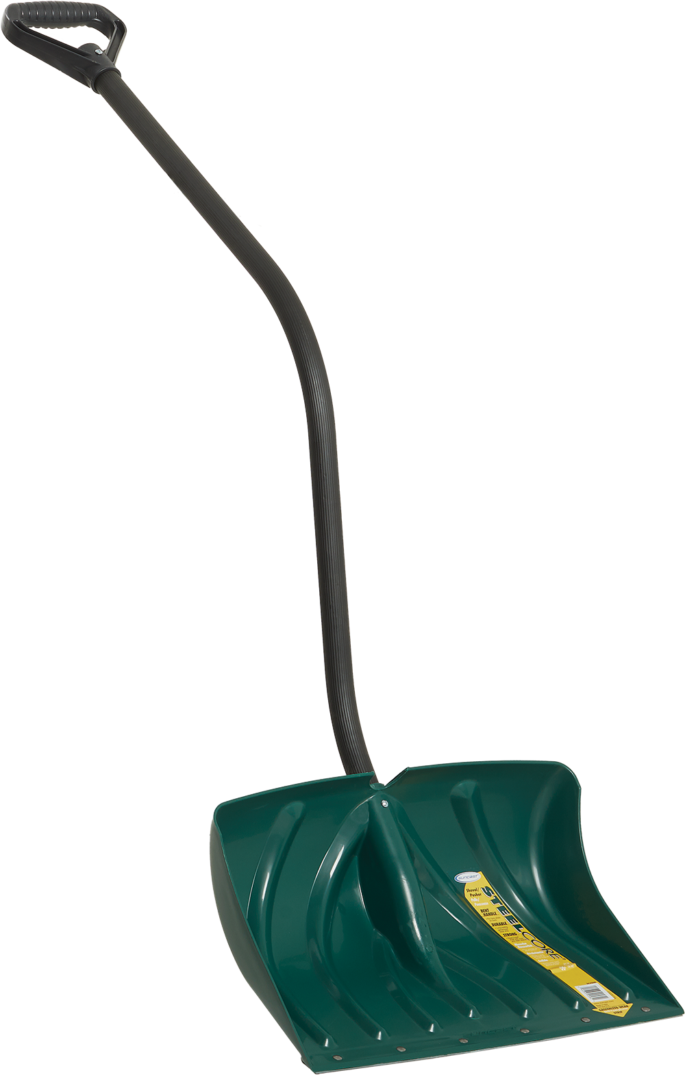 18 In. Poly Snow Shovel/Pusher With Ergo S-Handle