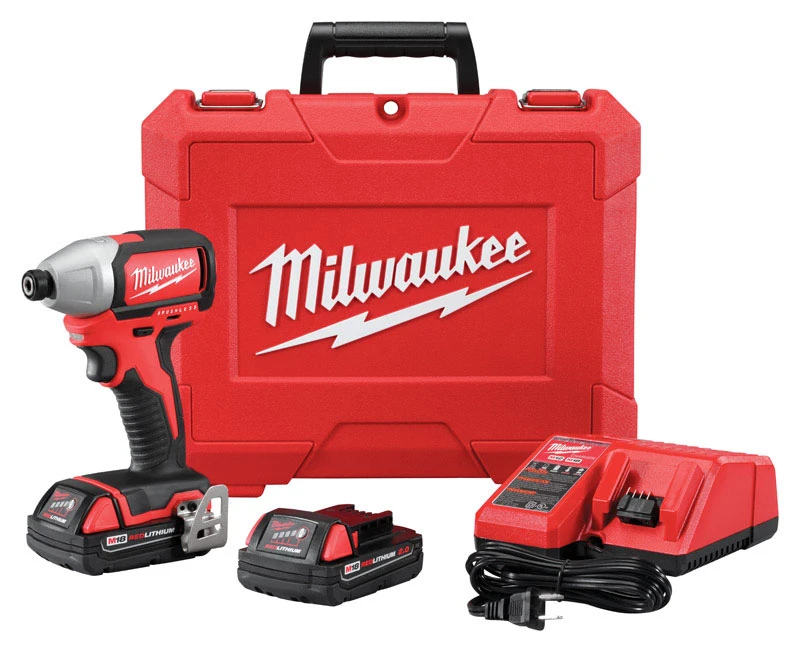 M18 18-volt Brushless Cordless Impact Driver Kit With 2 Lithium-ion Batteries