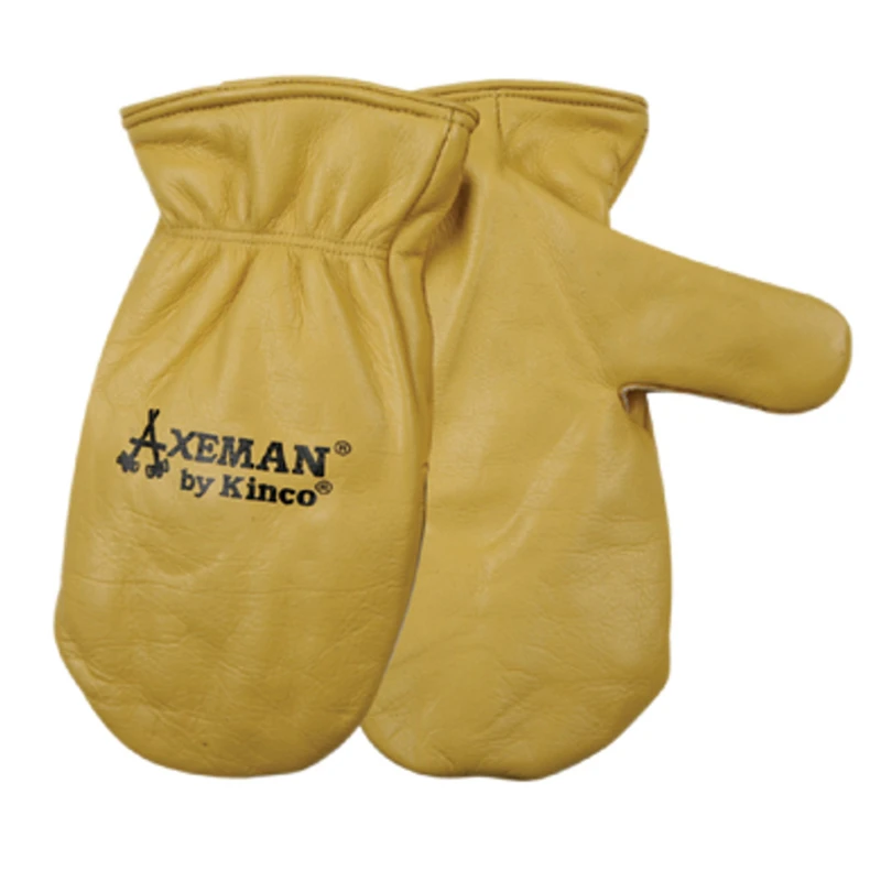 Men's Xl Tan Full Grain Cowhide Winter Work Gloves With Heatkeep Insulation