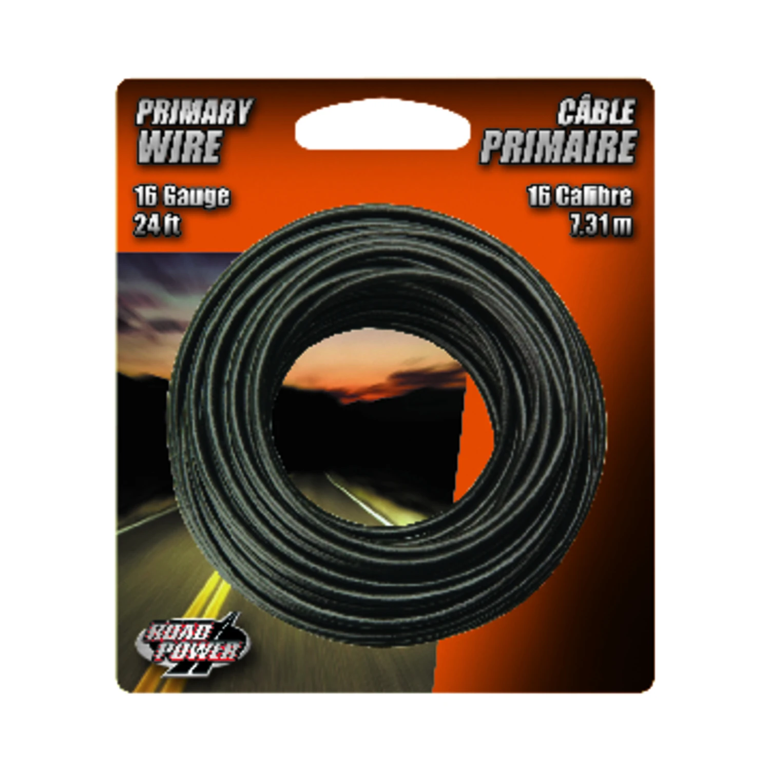 24 Ft. 16 Ga. Pvc-coated Primary Wire, Black - Model 55666633