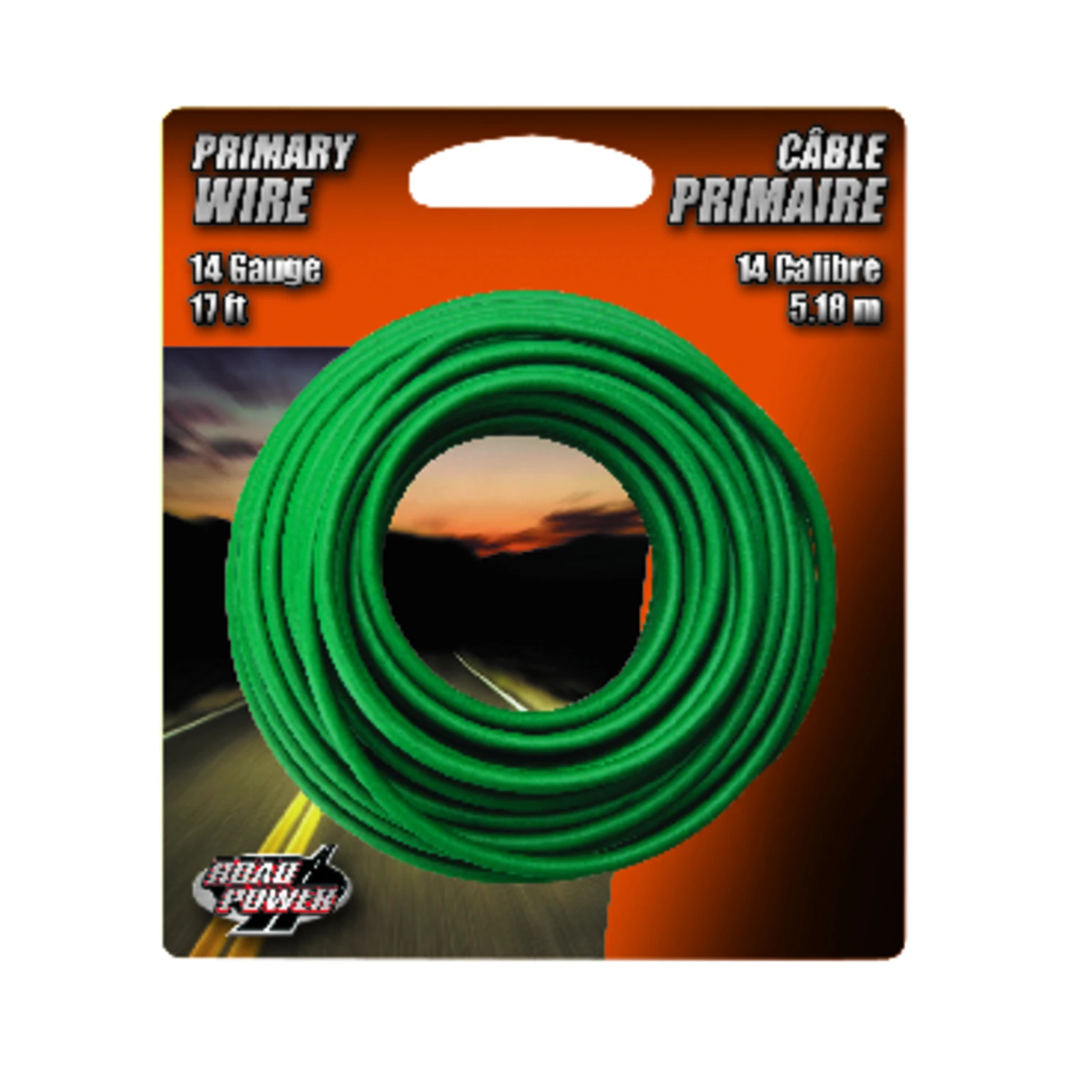 17 Ft. 14 Ga. Pvc-coated Primary Wire, Green