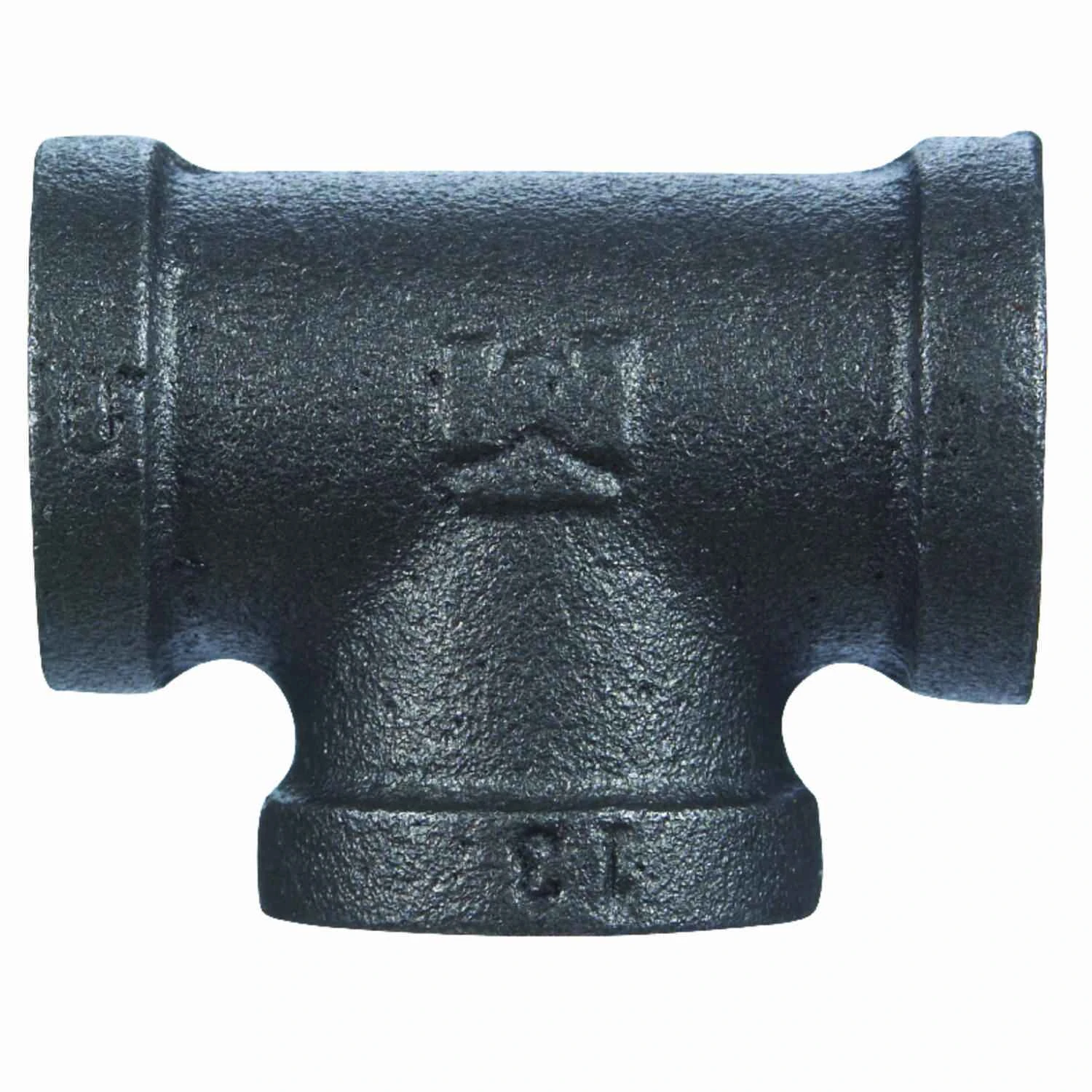 1 In. Malleable Black Iron Tee Fitting - Model 520-605bg