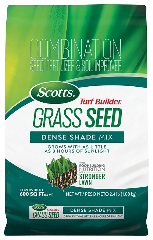 Turf Builder 2.4 Lb. Dense Shade Mix Grass Seed, Fertilizer & Soil Improver