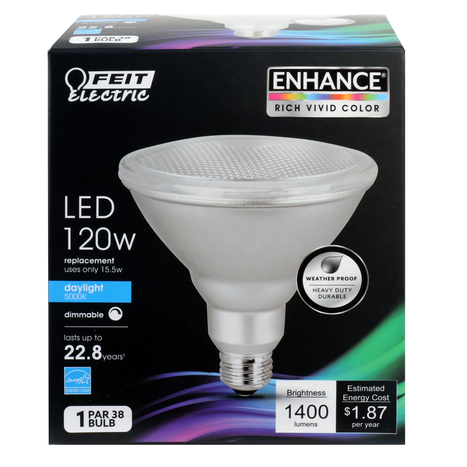 120-Watt Equivalent PAR38 Dimmable CEC Title 20 Compliant LED ENERGY STAR 90+ CRI Flood Light Bulb, Daylight