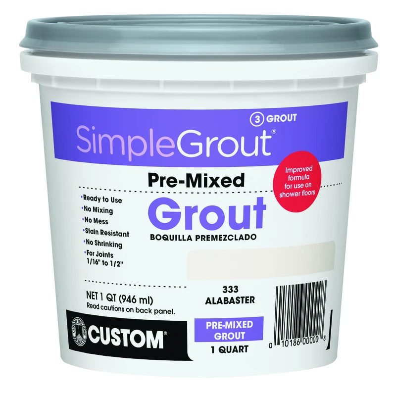 Qt. Alabaster Pre-Mixed Grout