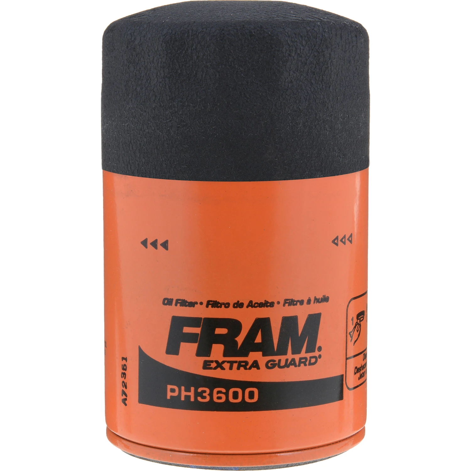 Extra Guard Ph3600 Spin-on Oil Filter For Domestic And Import Vehicles