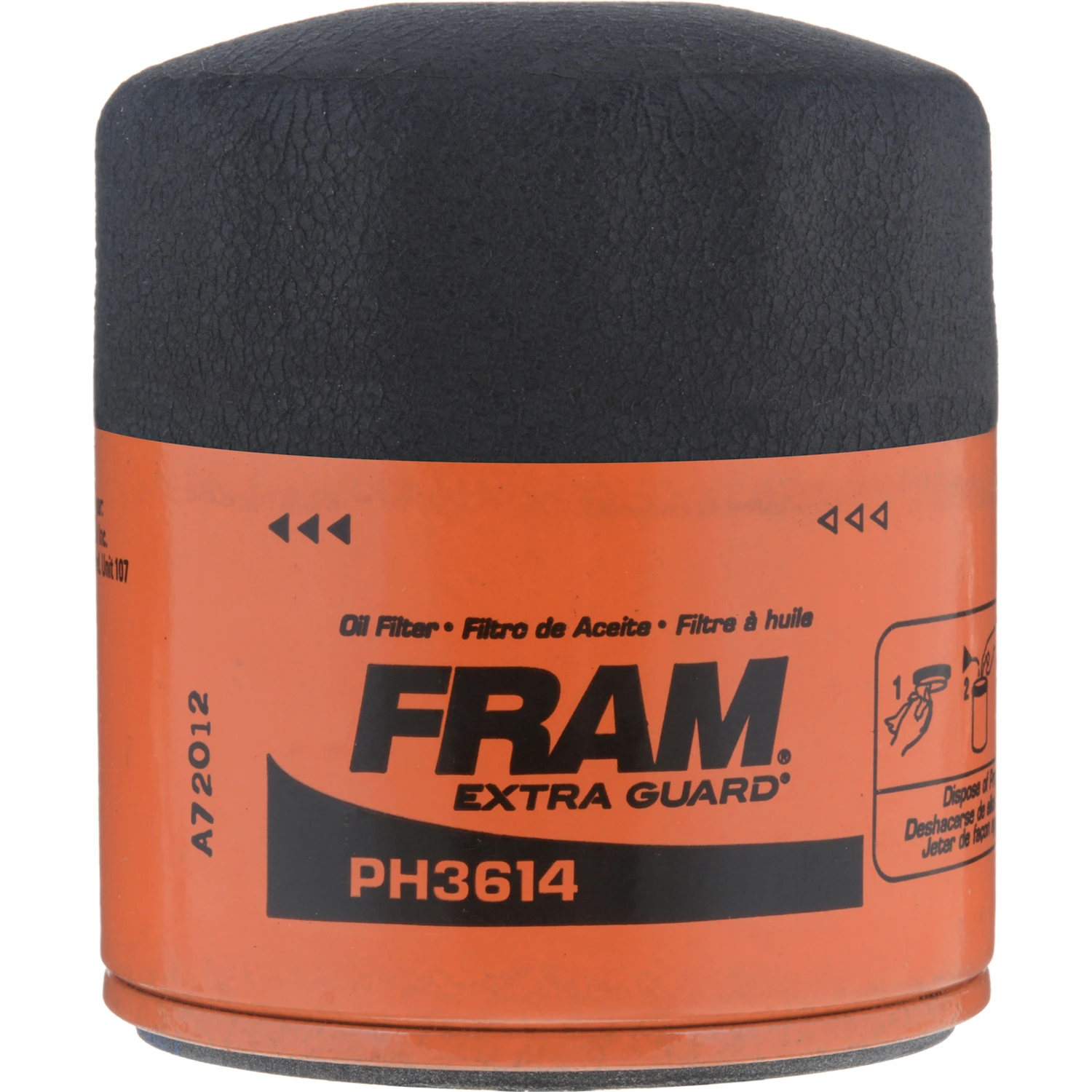 Extra Guard Ph3614 Spin-on Oil Filter For Domestic And Import Vehicles