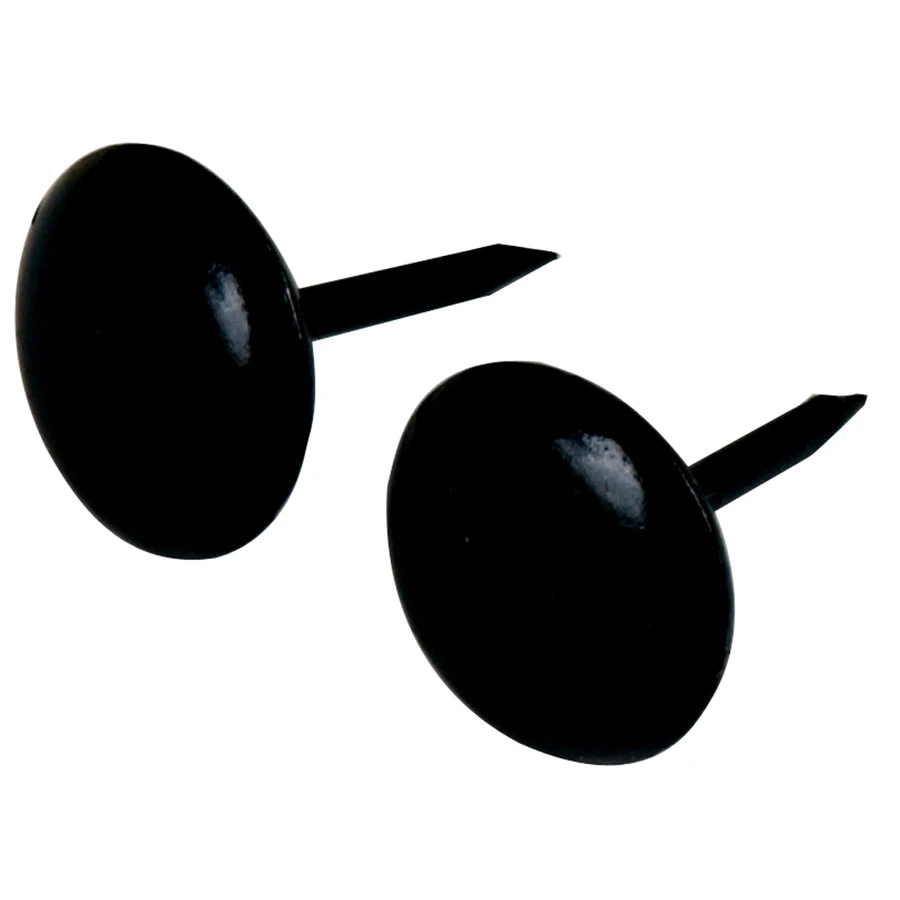 Hillman 25 Count 16-Gauge 1.5-in Black Furniture Nails