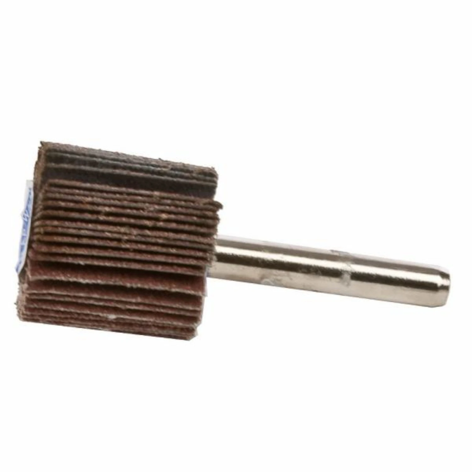 Forney 1" X 1" Aluminum Oxide Flap Wheel 80 Grit With 1/4" Shank
