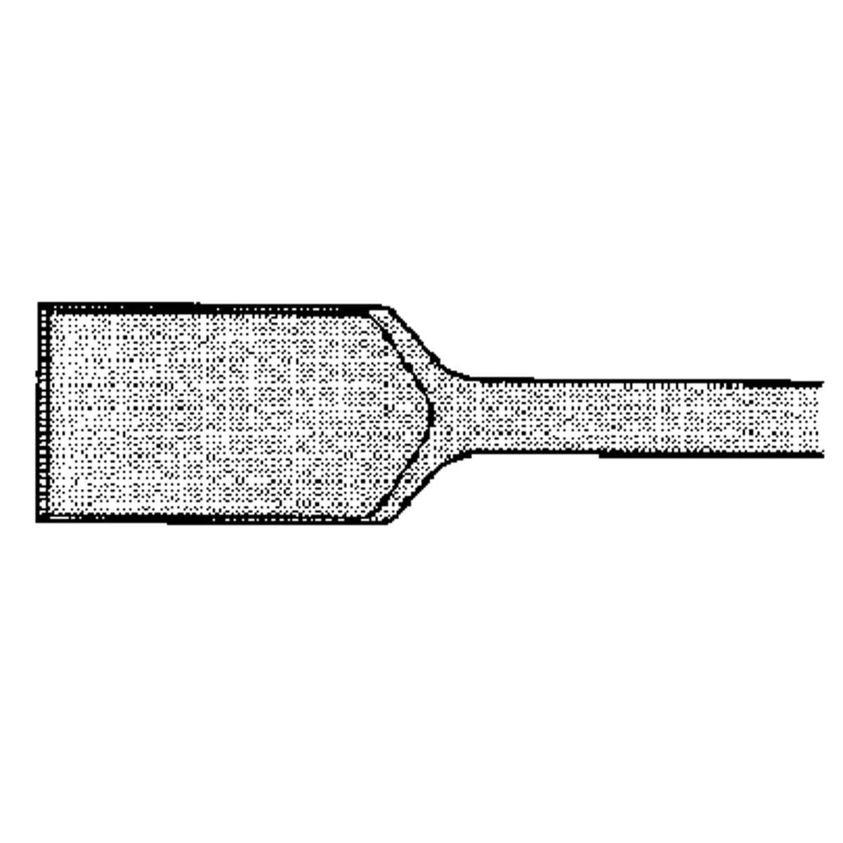 Tile Chisel with SDS Max Shank, Hammer Steel Construction, 2 Inch by 12 Inch