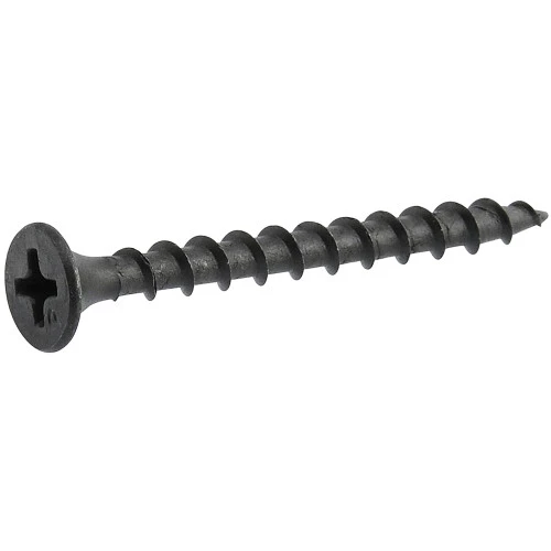 Black Phosphate Drywall Screws, Coarse Thread, 3.75-In. x #10, 1-Lb.