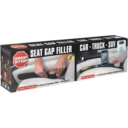 Seat Gap Filler - Universal Fit, Set Of 2, Neoprene, Black