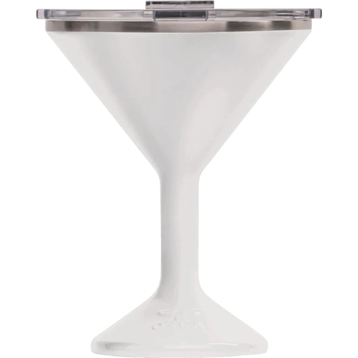 Martini Glass Pearl White Stainless Steel 8 Ounce Capacity