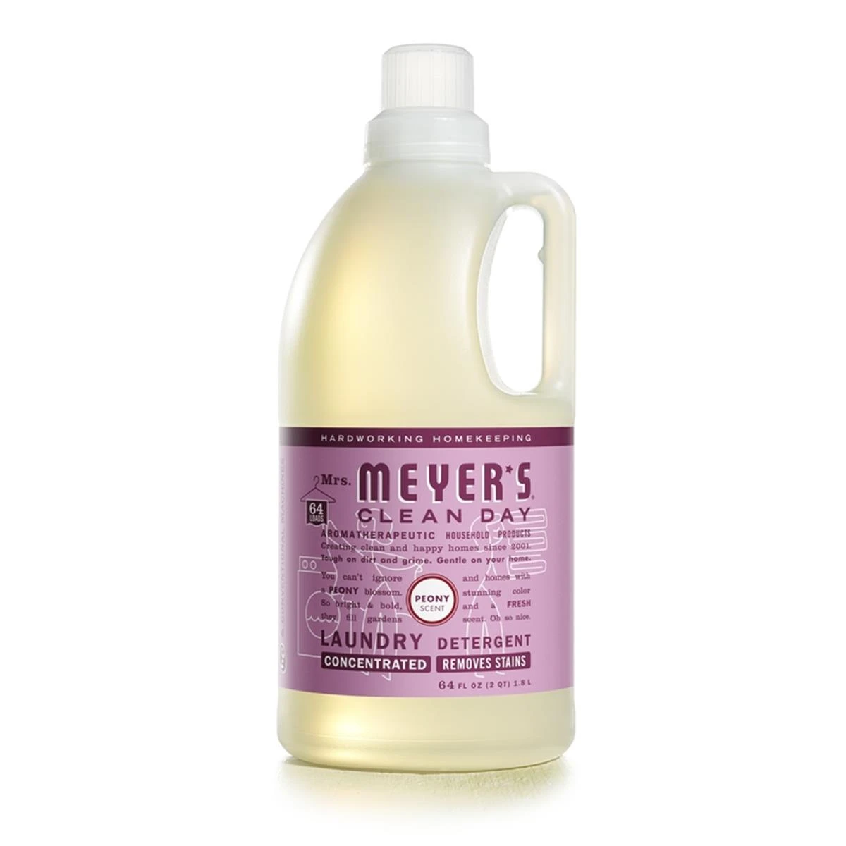 Mrs. Meyer's Clean Day Peony Scent Laundry Detergent Liquid 64 oz 1 pk