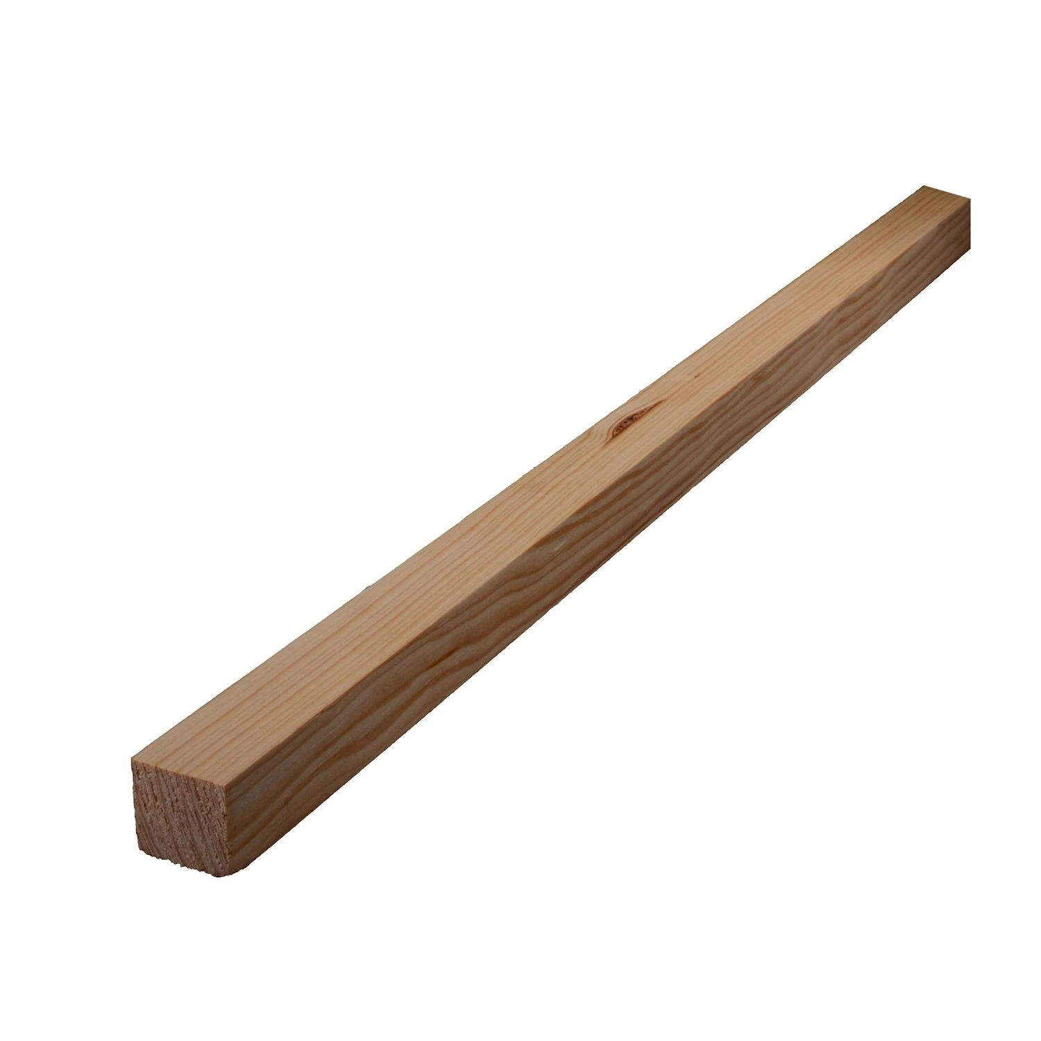 Solid Pine Square Moulding, 1 and 1 Sixteenth Inch by 1 and 1 Sixteenth Inch by 8 Foot Length
