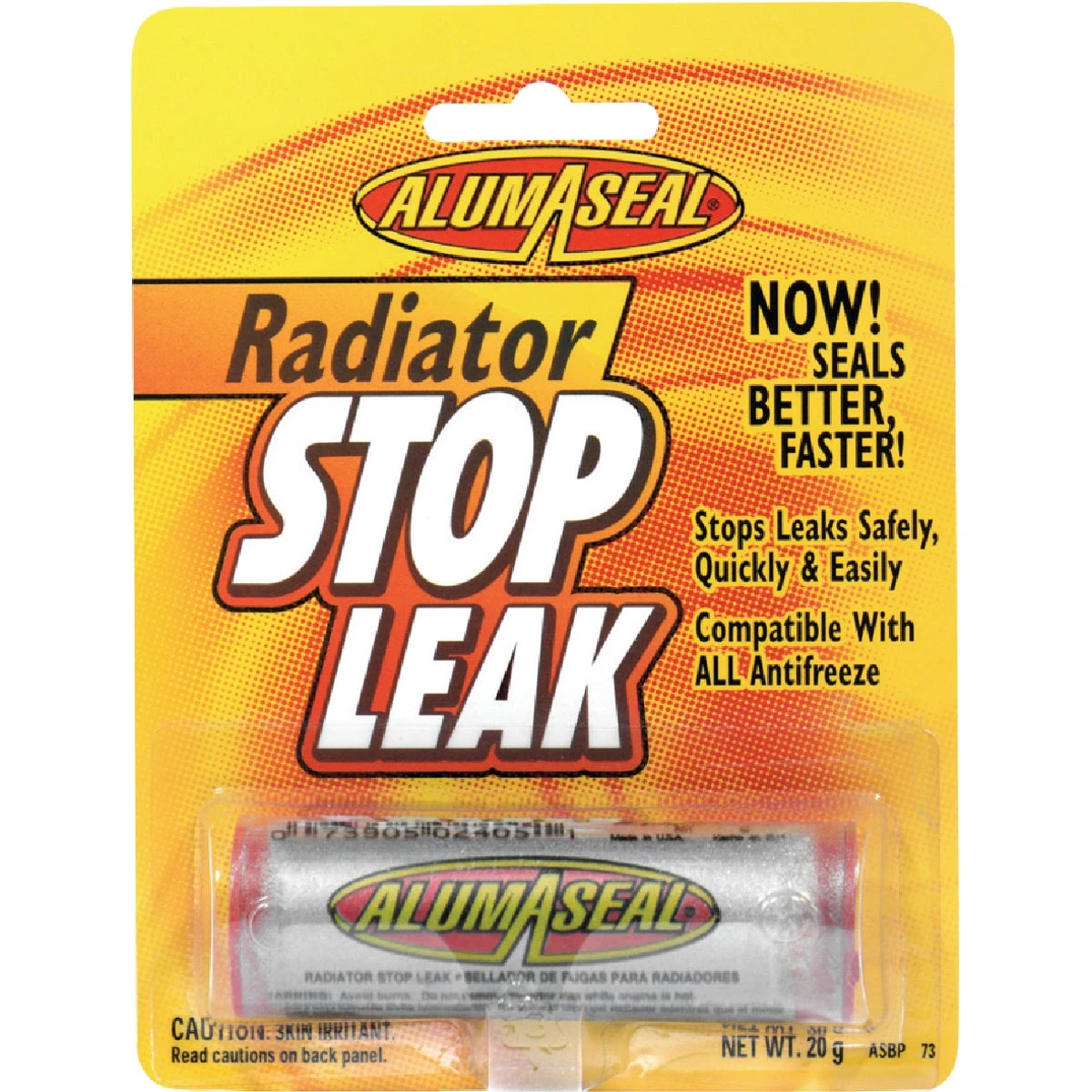 Stop Leak Radiator Sealer For Aluminum, 0.7 Oz - Model Asbpi12