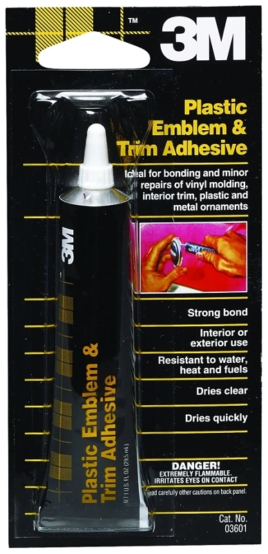 Plastic Emblem/Trim Adhesive, 1 oz.