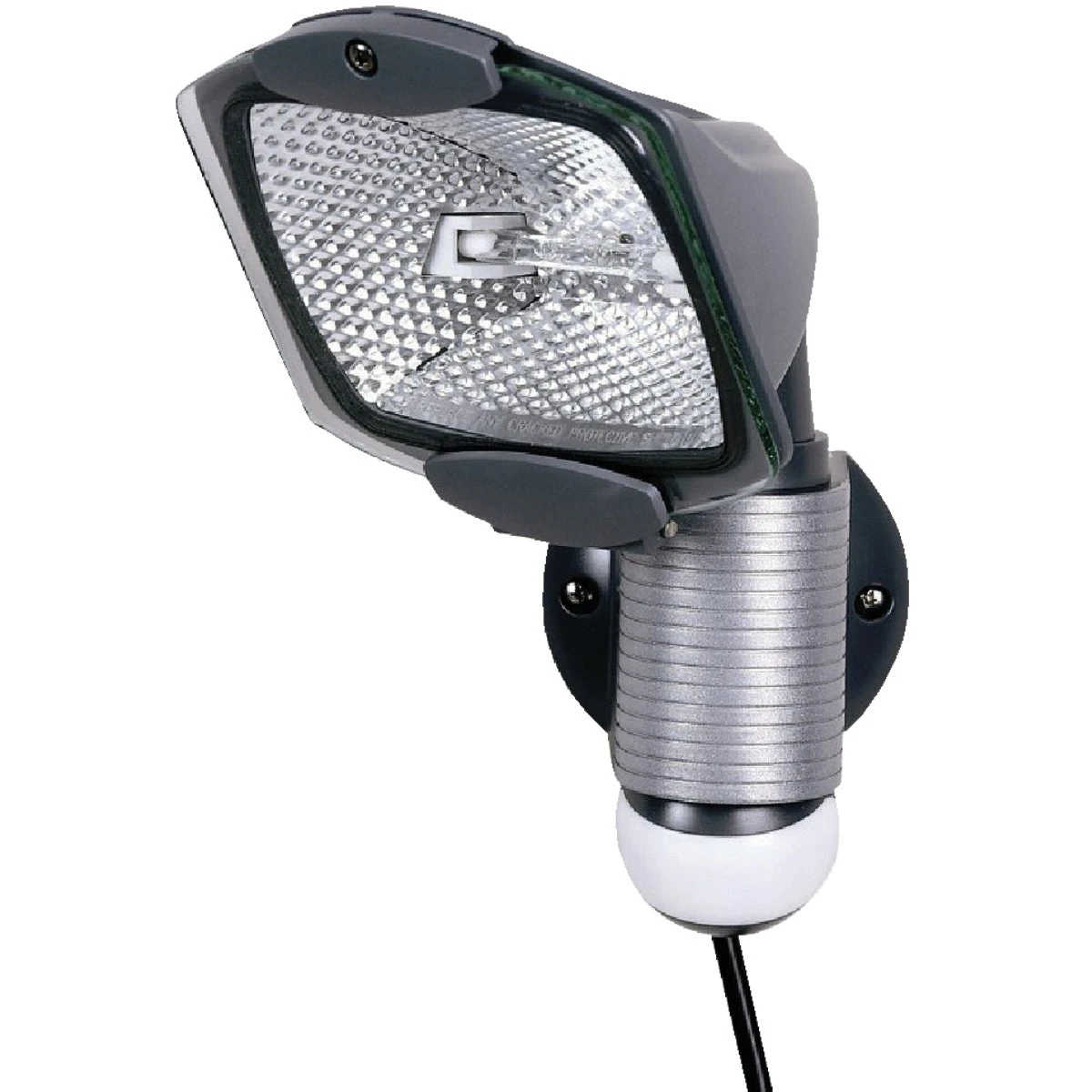 100-Watt Plug-In Motion Activated Outdoor Flood Light with Adjustable Sensor