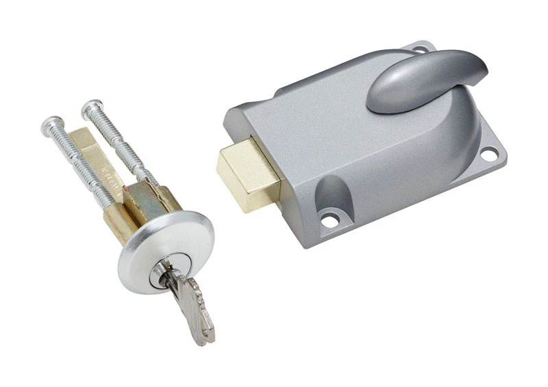 N280-784 Metal Cylinder Garage Door Deadbolt With 2 Keys