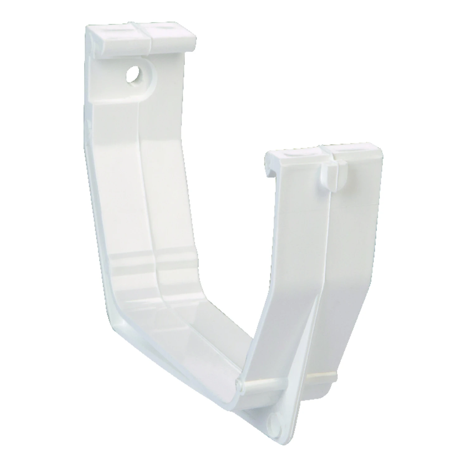 GENOVA RW106H Gutter Bracket, Vinyl, White