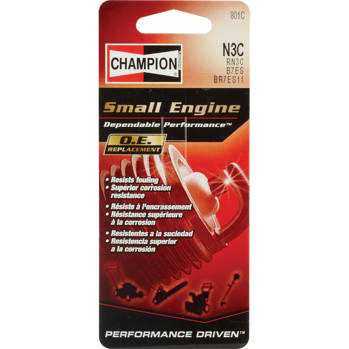 Motorcycle Spark Plug Model N3C High Performance Replacement Part