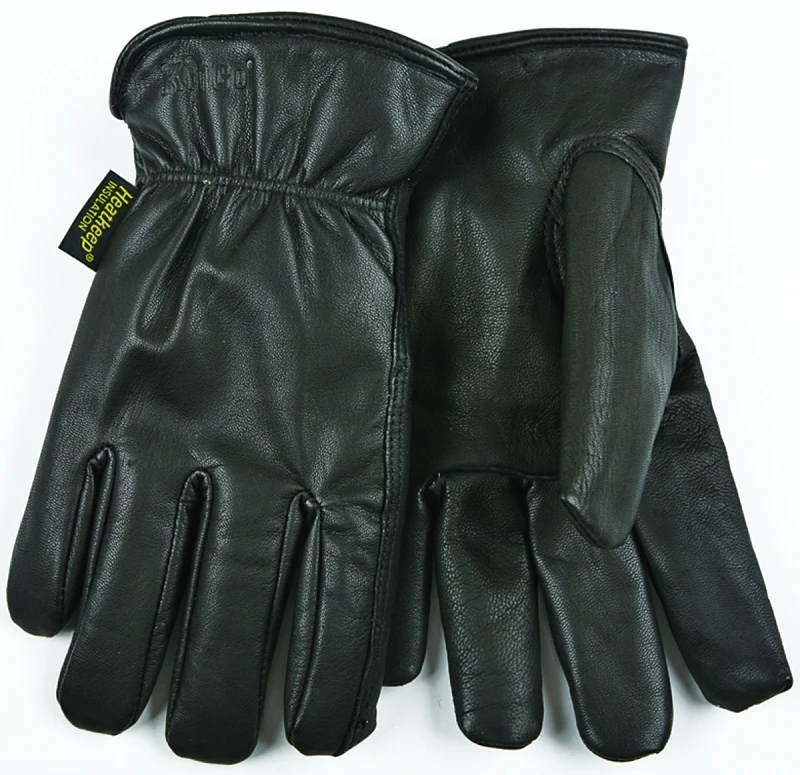 Men's Large Full Grain Goatskin Winter Work Glove With Heatkeep Insulation
