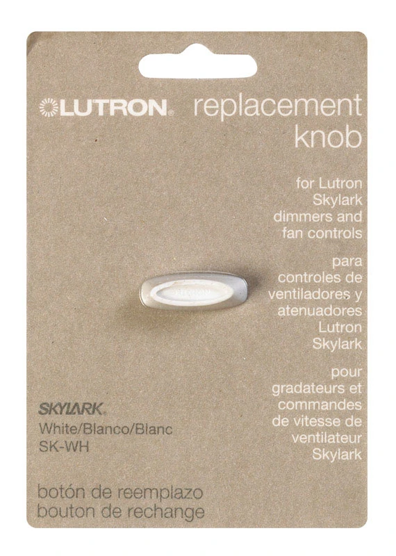 Skylark White Slide Dimmer Replacement Knob 1 Pk For Models Sk-wh
