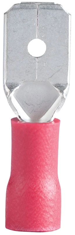 Gardner Bender 22-16 Ga. Insulated Wire Male Disconnect Red 18 pk