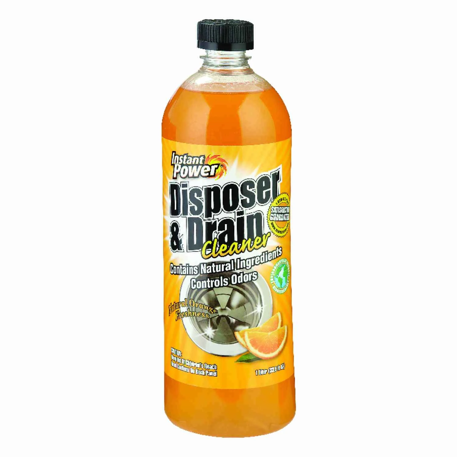 Liquid Garbage Disposal & Drain Cleaner 1 Liter - Orange Scent