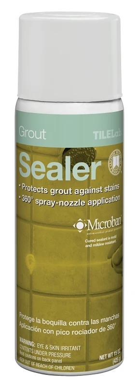 Aim & Seal Grout Sealer, 15-oz. Tube - Water-based, Mold Resistant