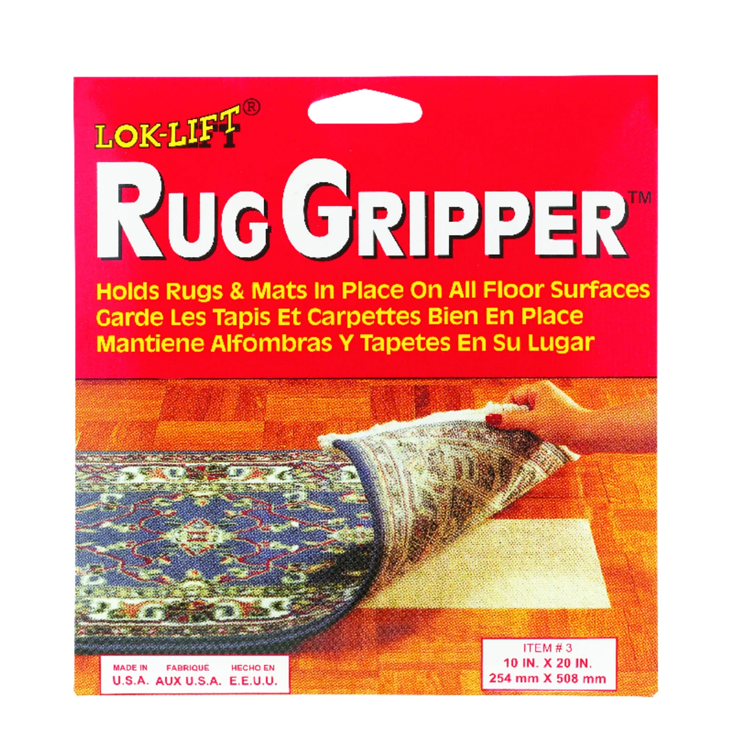 10 In. X 20 In. Nonslip Reversible Rug Gripper Pad