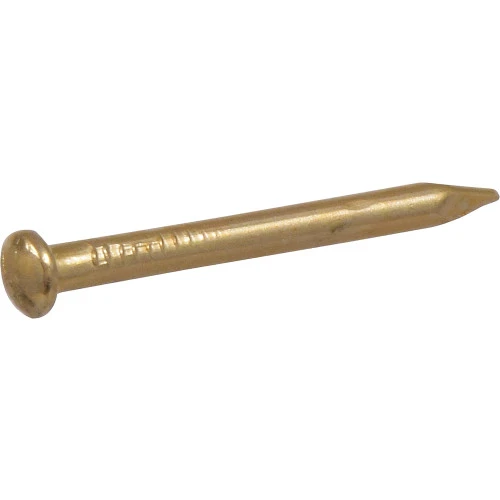 Brass Plated Escutcheon Pins 1" X 16 Gauge - 1.5 Ounce Package
