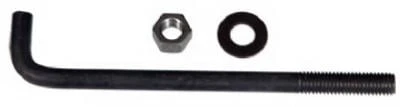 The Hillman Group 50-pack 1/2-in X 10-in Round-head Steel Anchor Bolts With Washers & Nuts