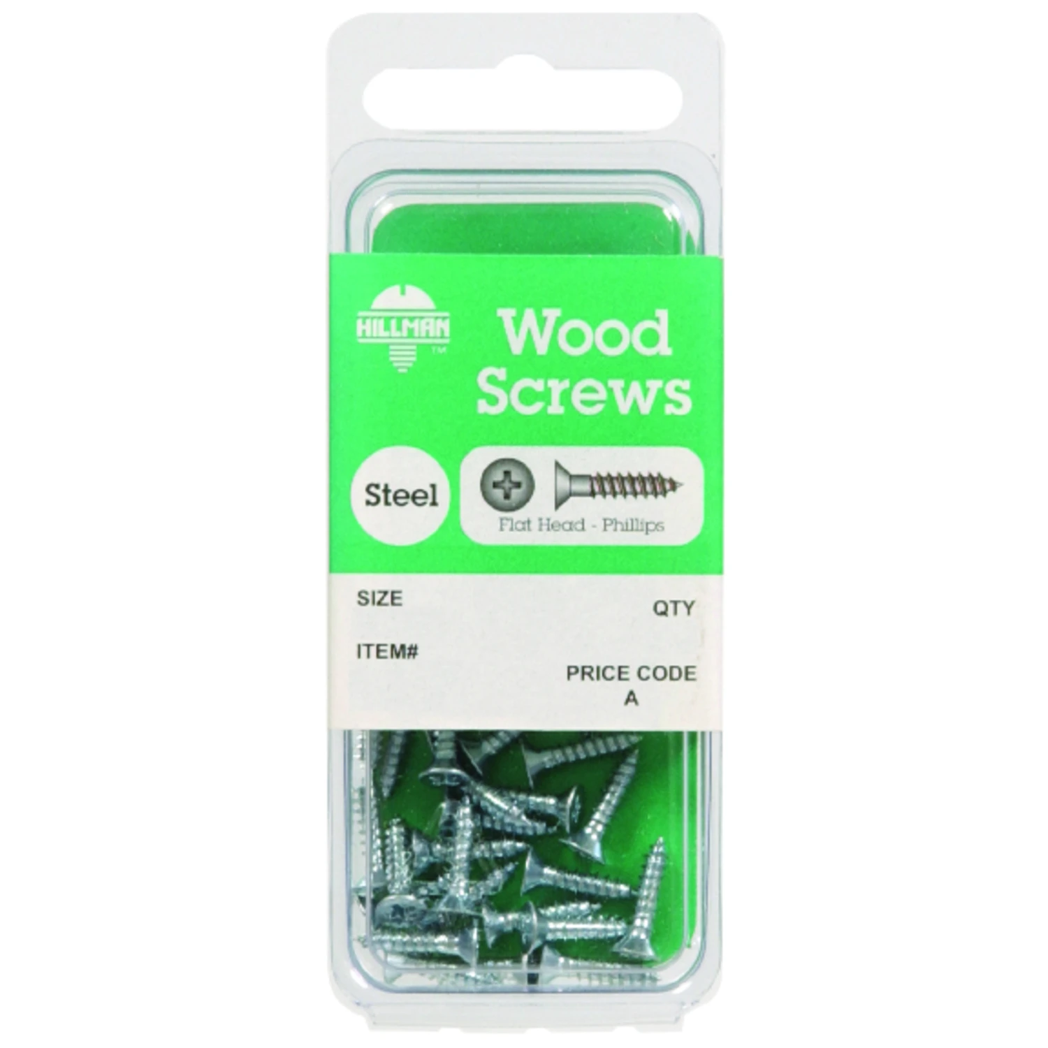 HILLMAN No. 8 X 2-1/2 in. L Phillips Zinc-Plated Coarse Wood Screws 8 pk