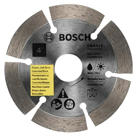 Db441s 4-inch Segmented Rim Diamond Blade For Universal Cutting Applications